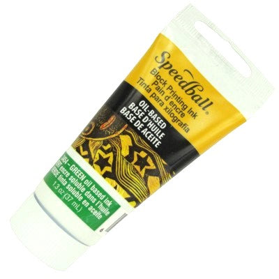 Tinta Óleo de Xilogravura 37ml Speedball 3454 Verde