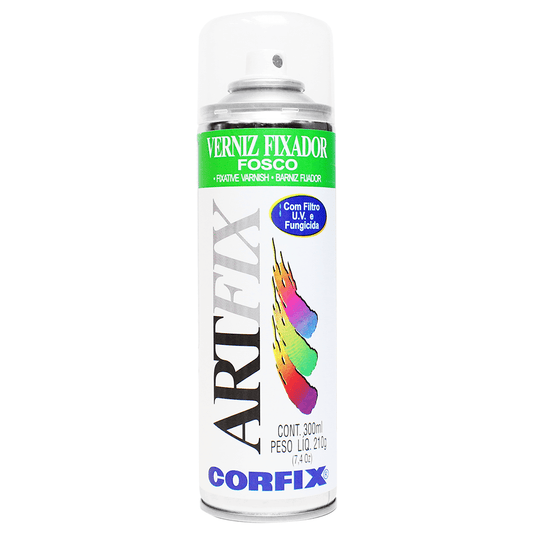 Verniz Fixador Spray Artfix Fosco 210g Corfix