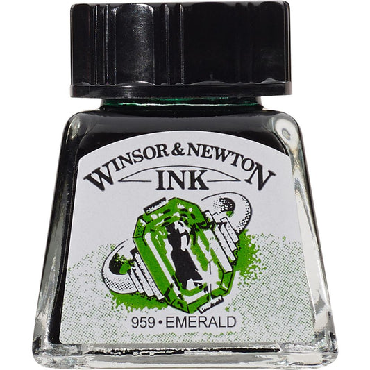 Tinta para Desenho Winsor & Newton 14ml Emerald 235