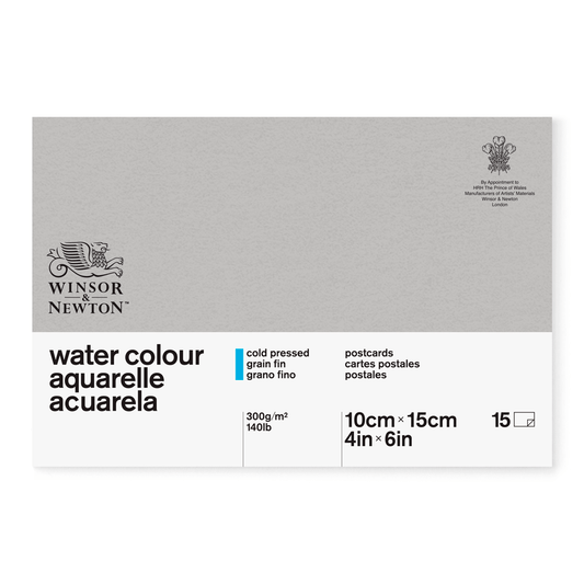 Bloco Para Aquarela Postcards Winsor & Newton 10x15cm 15 Folhas