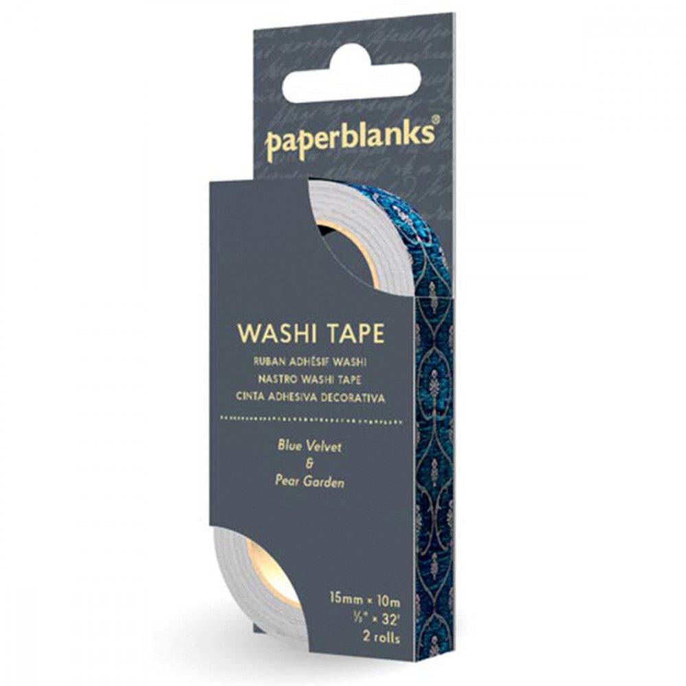 Washi Tape Paperblanks Blue Velvet & Pear Garden