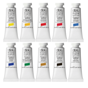 Tinta Guache Winsor & Newton Designers 10 Cores
