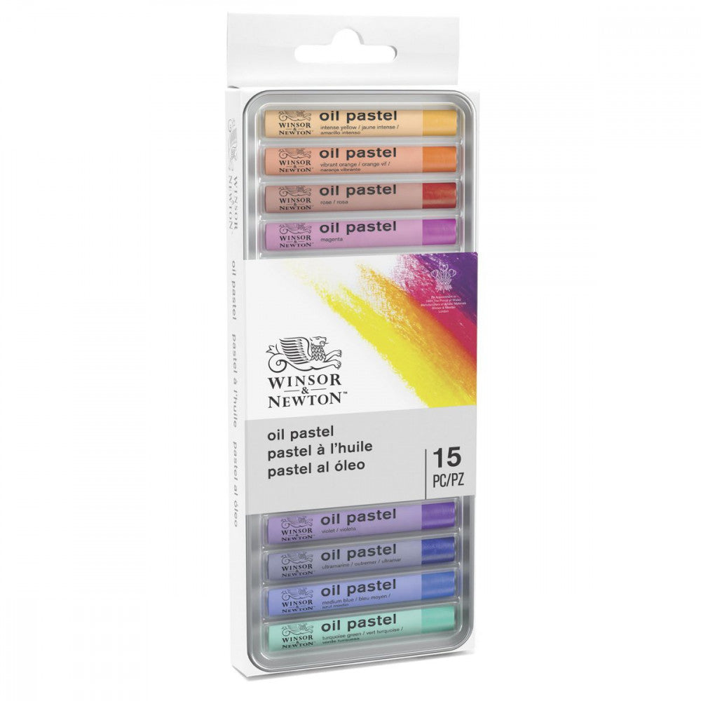 Estojo Pastel Oleoso Winsor & Newton 15 Cores
