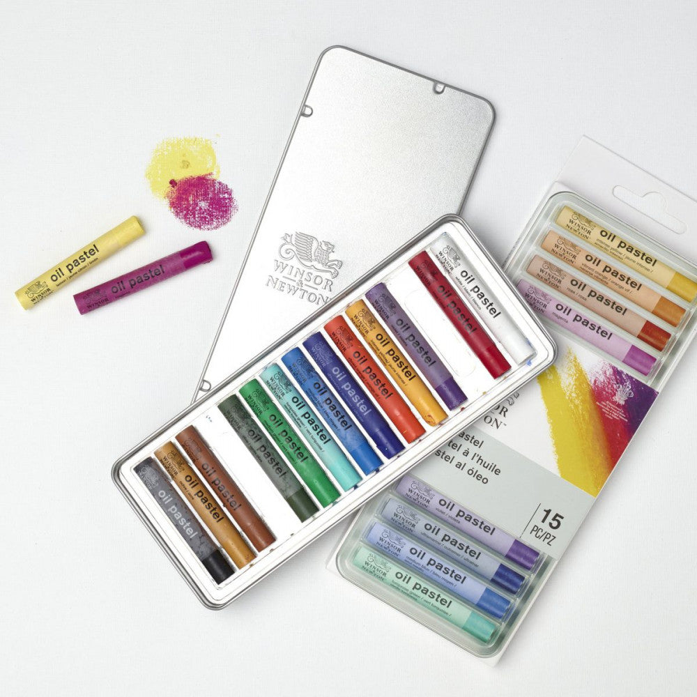 Estojo Pastel Oleoso Winsor & Newton 15 Cores