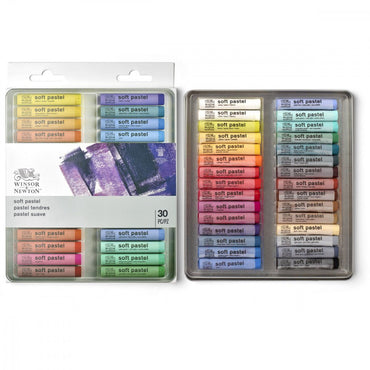Estojo Pastel Seco Soft Winsor & Newton 30 Cores