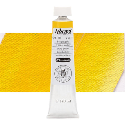 Tinta Óleo Schmincke Norma 120ml S3 246 Brilliant Yellow