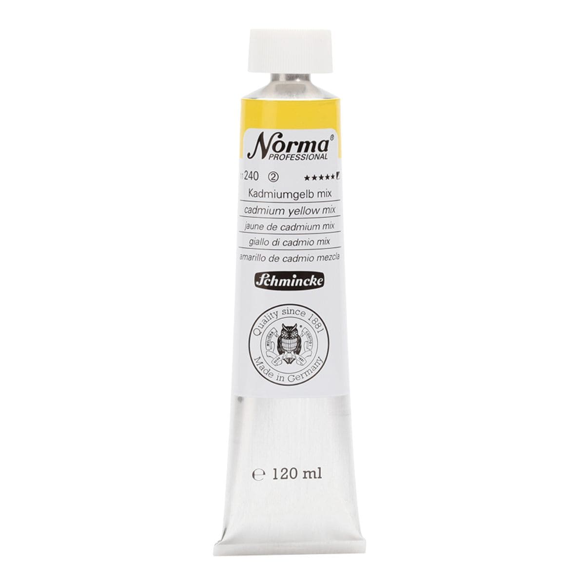 Tinta Óleo Schmincke Norma 120ml S2 240 Cadm Yellow