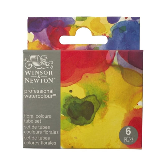 Aquarela Winsor & Newton Profissional C/6 Tubos Edição Floral Collection