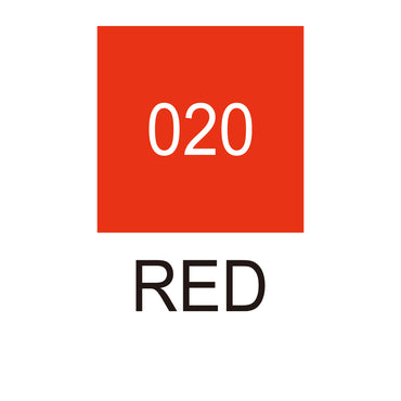 Caneta Pincel Kuretake Zig Clean Color Real Brush Red 020