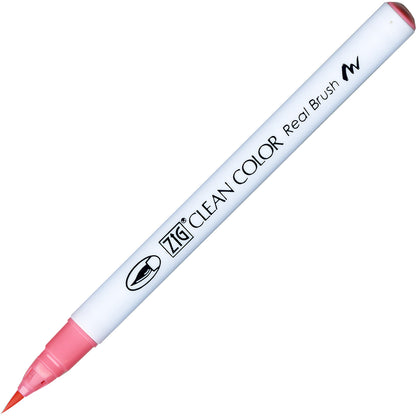 Caneta Pincel Kuretake Zig Clean Color Real Brush Light Carmine 021