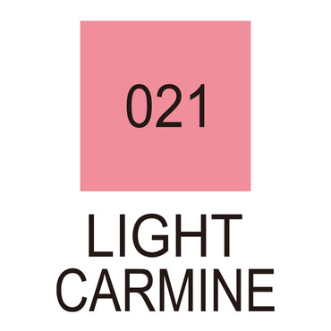 Caneta Pincel Kuretake Zig Clean Color Real Brush Light Carmine 021