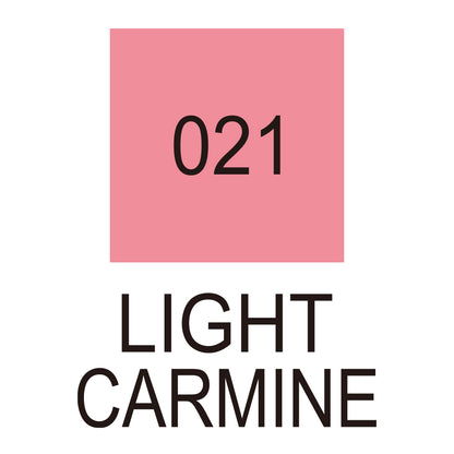 Caneta Pincel Kuretake Zig Clean Color Real Brush Light Carmine 021