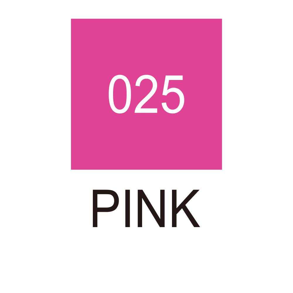 Caneta Pincel Kuretake Zig Clean Color Real Brush Pink 025