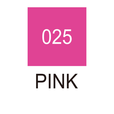 Caneta Pincel Kuretake Zig Clean Color Real Brush Pink 025