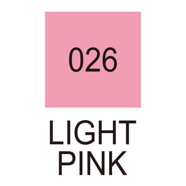 Caneta Pincel Kuretake Zig Clean Color Real Brush Light Pink 026