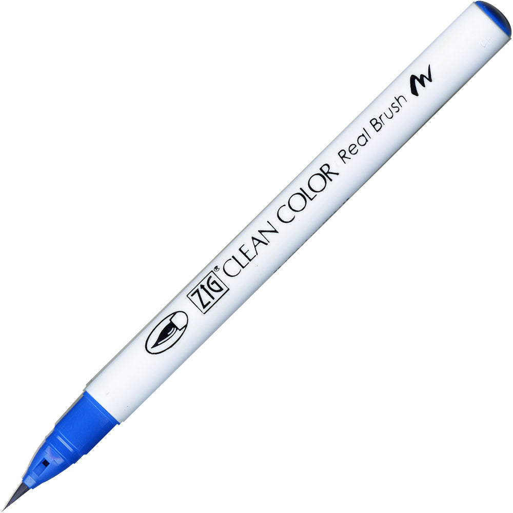 Caneta Pincel Kuretake Zig Clean Color Real Brush Persian Blue 032