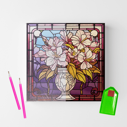 Conjunto Pintura Diamante Sinoart 30X30cm  Primavera