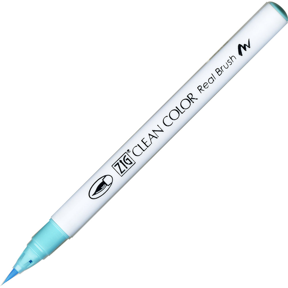 Caneta Pincel Kuretake Zig Clean Color Real Brush Light Blue 036