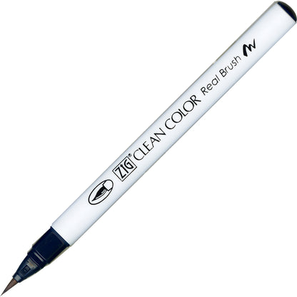 Caneta Pincel Kuretake Zig Clean Color Real Brush Peacock Blue 038