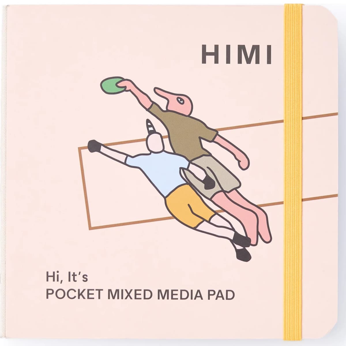 Bloco de Papel Mixed Media Himi 300g/m² 12x12cm 24 Folhas