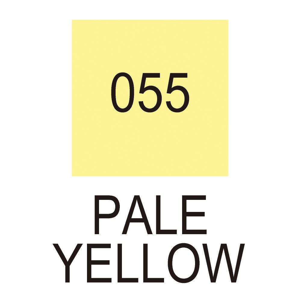 Caneta Pincel Kuretake Zig Clean Color Real Brush Pale Yellow 055