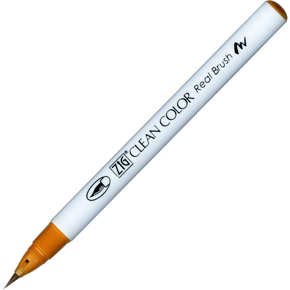 Caneta Pincel Kuretake Zig Clean Color Real Brush Light Brown 061