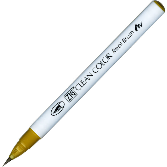 Caneta Pincel Kuretake Zig Clean Color Real Brush Ochre 063