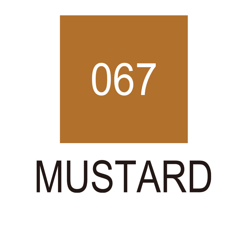 Caneta Pincel Kuretake Zig Clean Color Real Brush Mustard 067