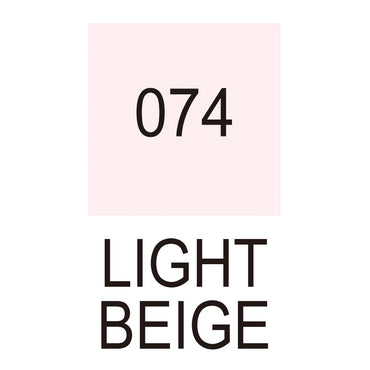Caneta Pincel Kuretake Zig Clean Color Real Brush Light Beige 074