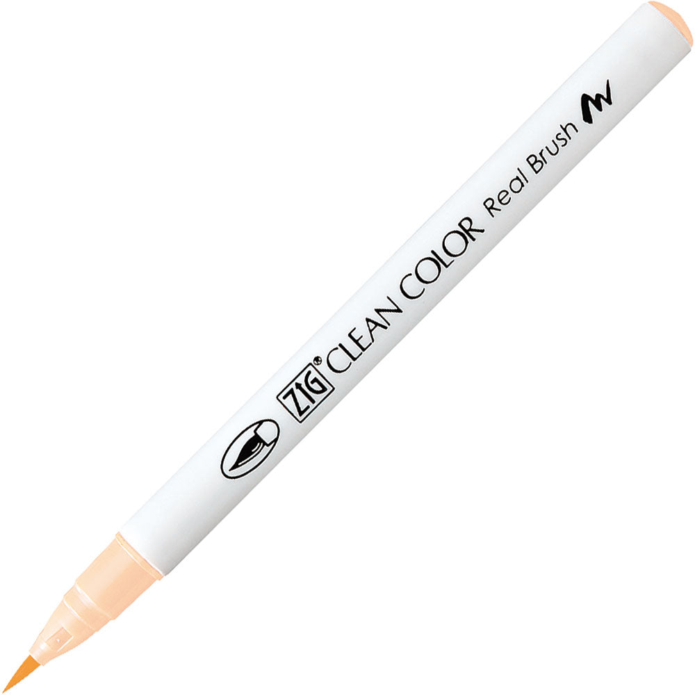 Caneta Pincel Kuretake Zig Clean Color Real Brush Medium Beige 076