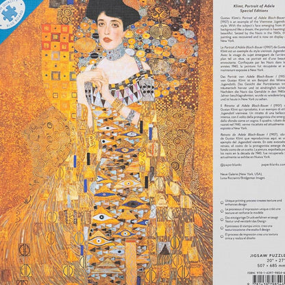 Quebra-Cabeça Paperblanks 1000 Peças Klimt's Portrait of Adele