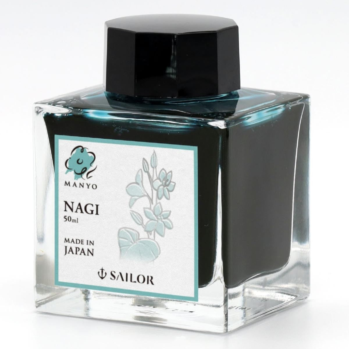 Tinta Para Caneta Tinteiro Sailor Manyo 50ml Nagi