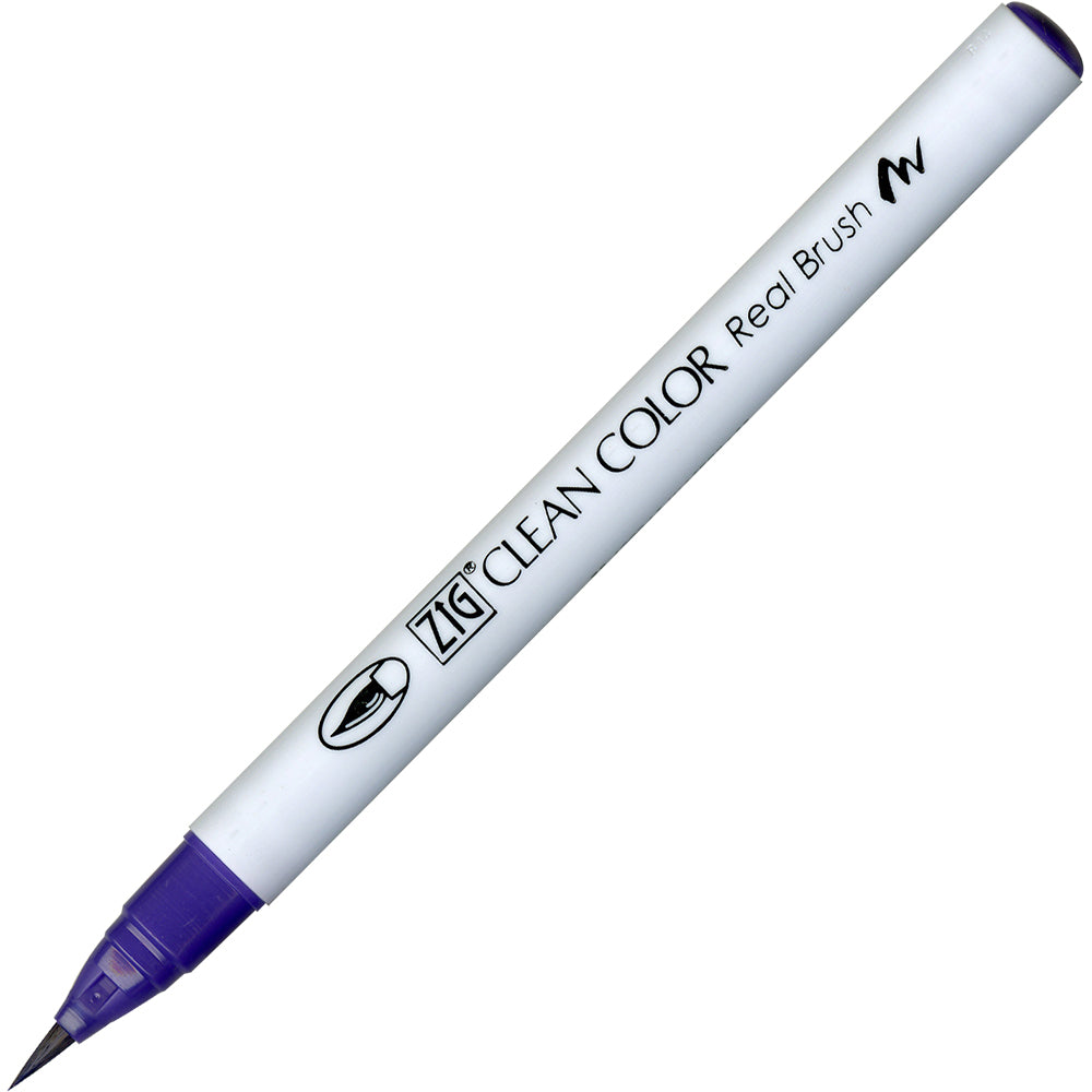 Caneta Pincel Kuretake Zig Clean Color Real Brush Violet 080