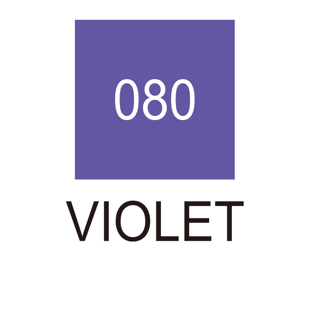 Caneta Pincel Kuretake Zig Clean Color Real Brush Violet 080