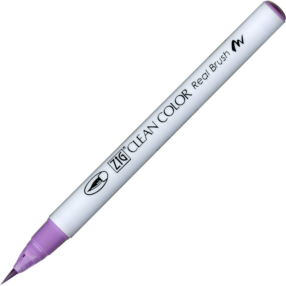 Caneta Pincel Kuretake Zig Clean Color Real Brush Light Violet 081