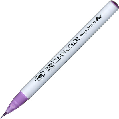 Caneta Pincel Kuretake Zig Clean Color Real Brush Light Violet 081