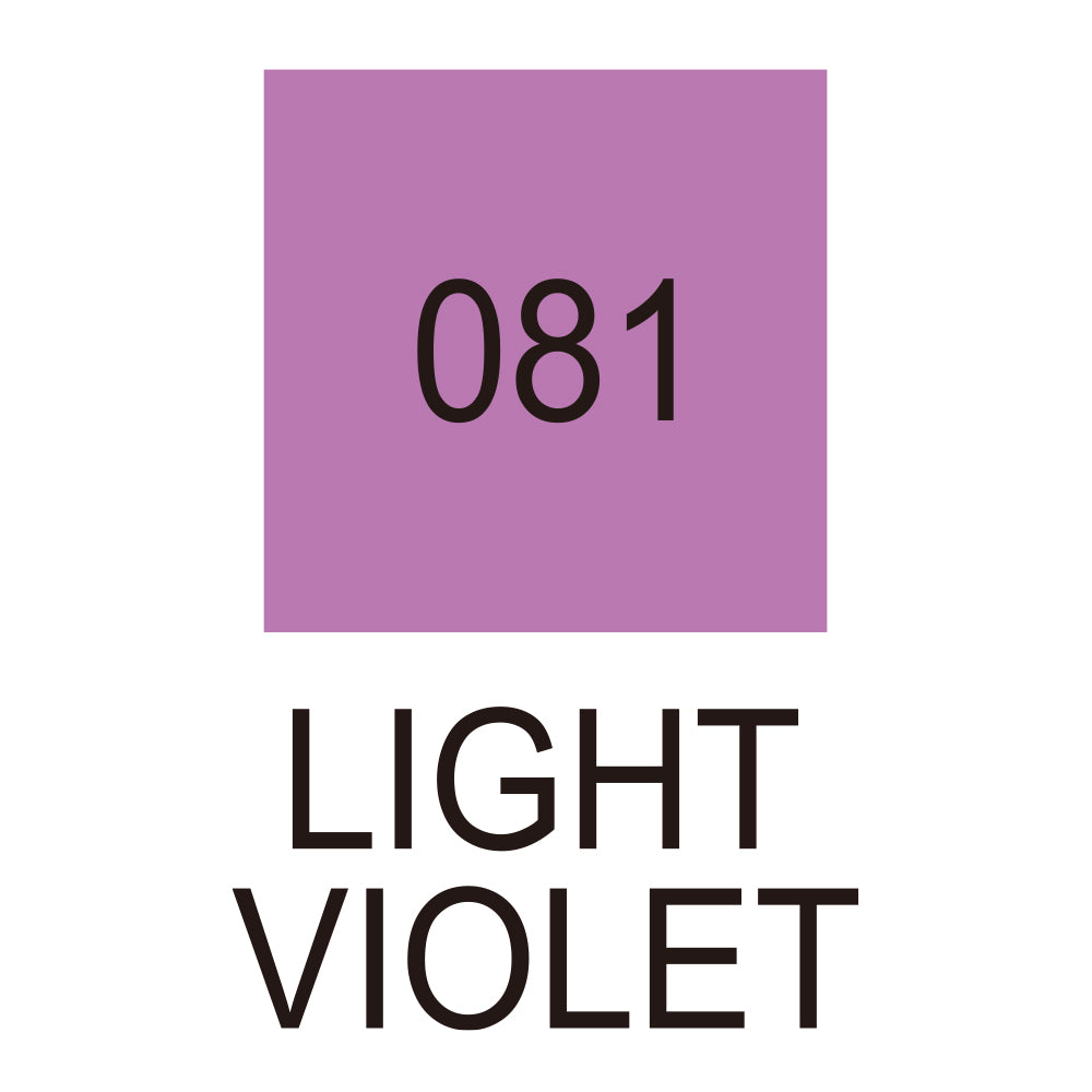 Caneta Pincel Kuretake Zig Clean Color Real Brush Light Violet 081