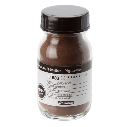 Pigmento em Pó Schmincke 100ml S1 683 Burnt Umber