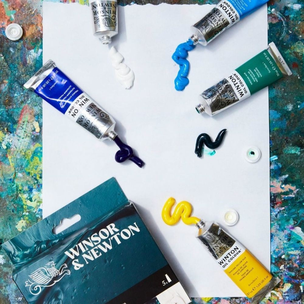 Estojo de Tinta Óleo Artist Winsor & Newton Profissional Seascapes Set C/5 Cores