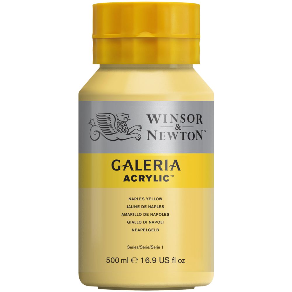 Tinta Acrílica Galeria Winsor & Newton 500ML 422 Naples Yellow