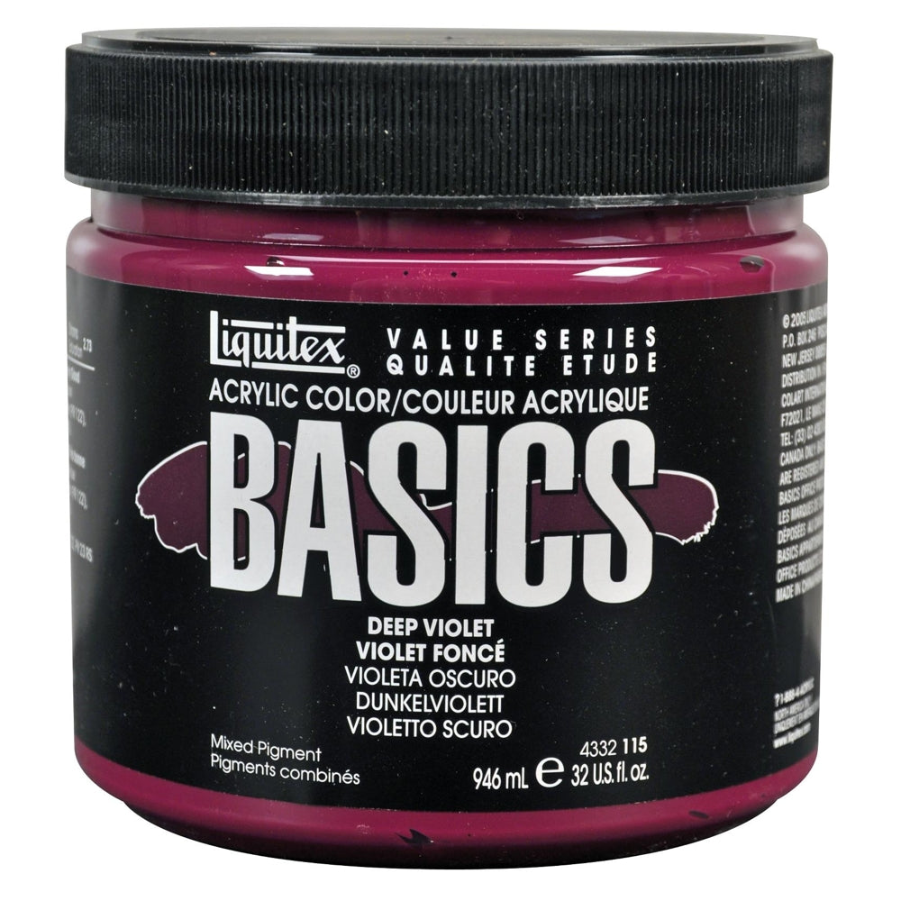 Tinta Acrílica Liquitex Basics 946ml 115 Deep Violet