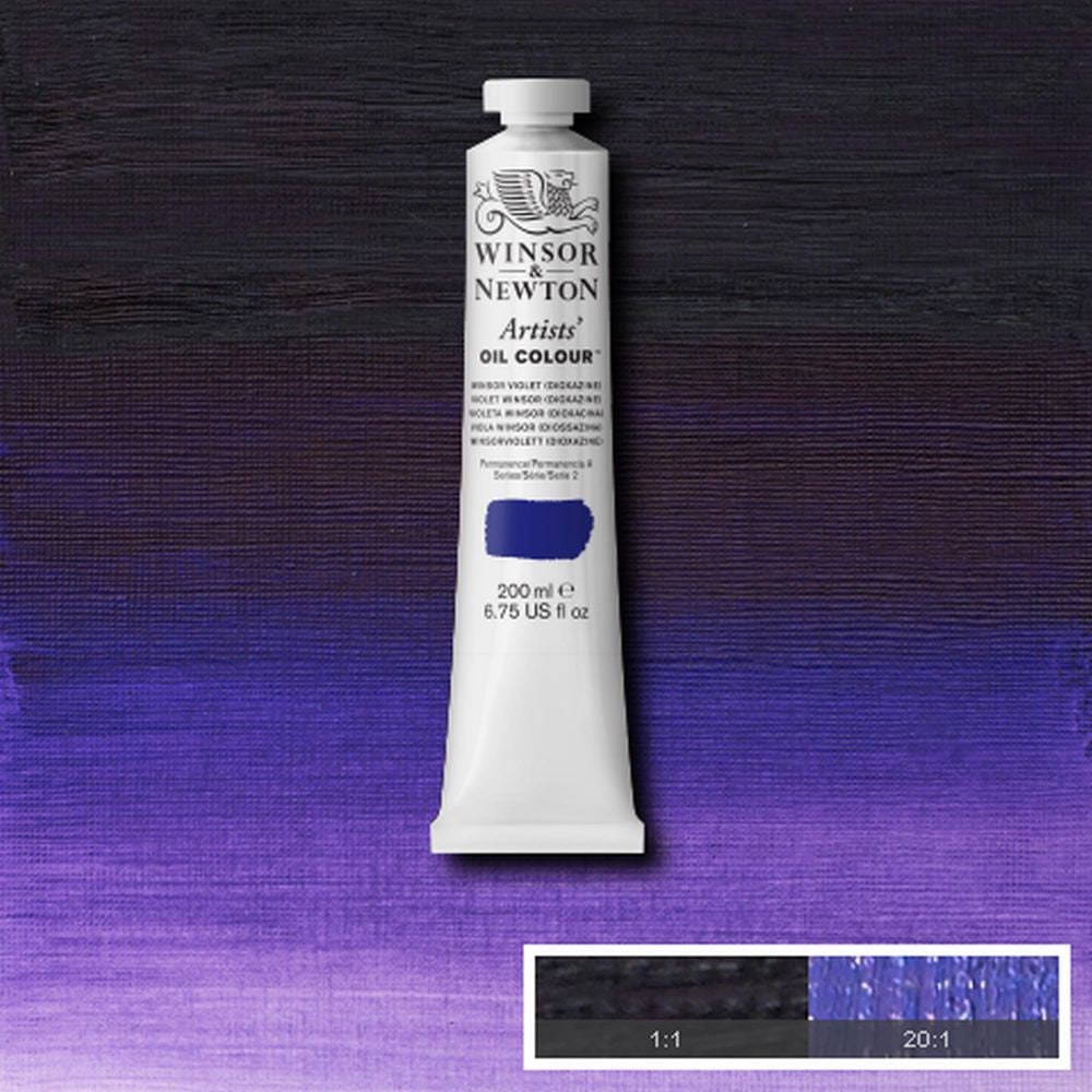 Tinta Óleo Artist 200ml Winsor & Newton S2 733 Winsor Violet Dioxazine