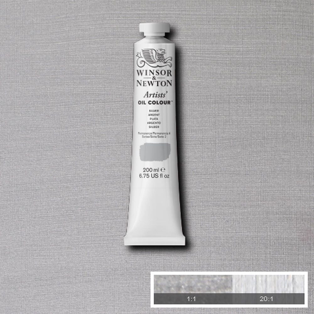 Tinta Óleo Artist 200ml Winsor & Newton S2 617 Silver