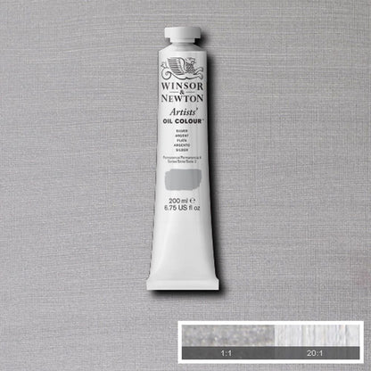 Tinta Óleo Artist 200ml Winsor & Newton S2 617 Silver