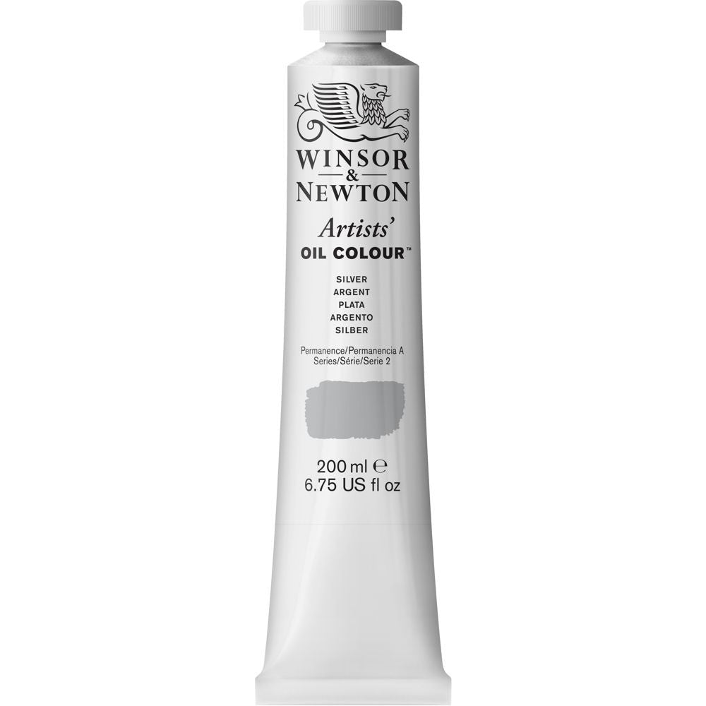 Tinta Óleo Artist 200ml Winsor & Newton S2 617 Silver