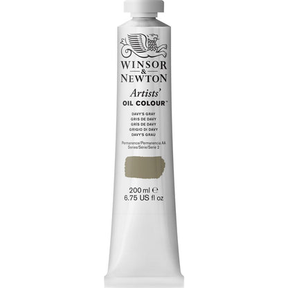 Tinta Óleo Artist 200ml Winsor & Newton S2 217 Davys Gray