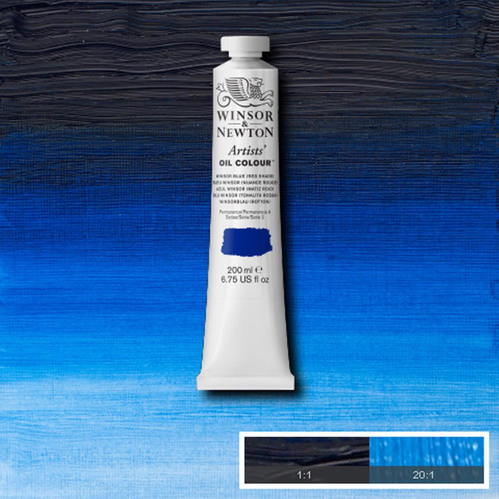 Tinta Óleo Artist 200ml Winsor & Newton S2 706 Winsor Blue (Red Shade)
