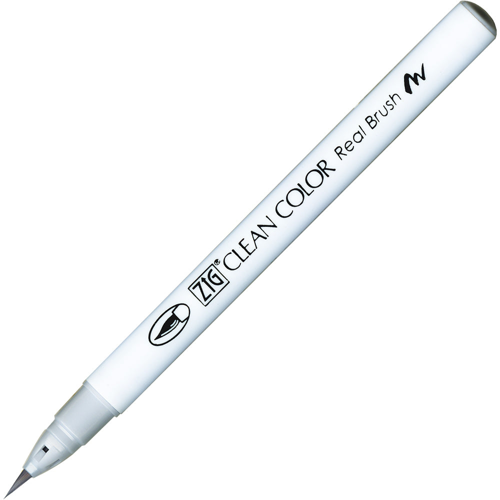 Caneta Pincel Kuretake Zig Clean Color Real Brush Pale Gray 097