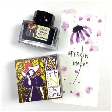 Tinta Kuretake Ink Café Art Nouveau 20ml Perkin Mauve