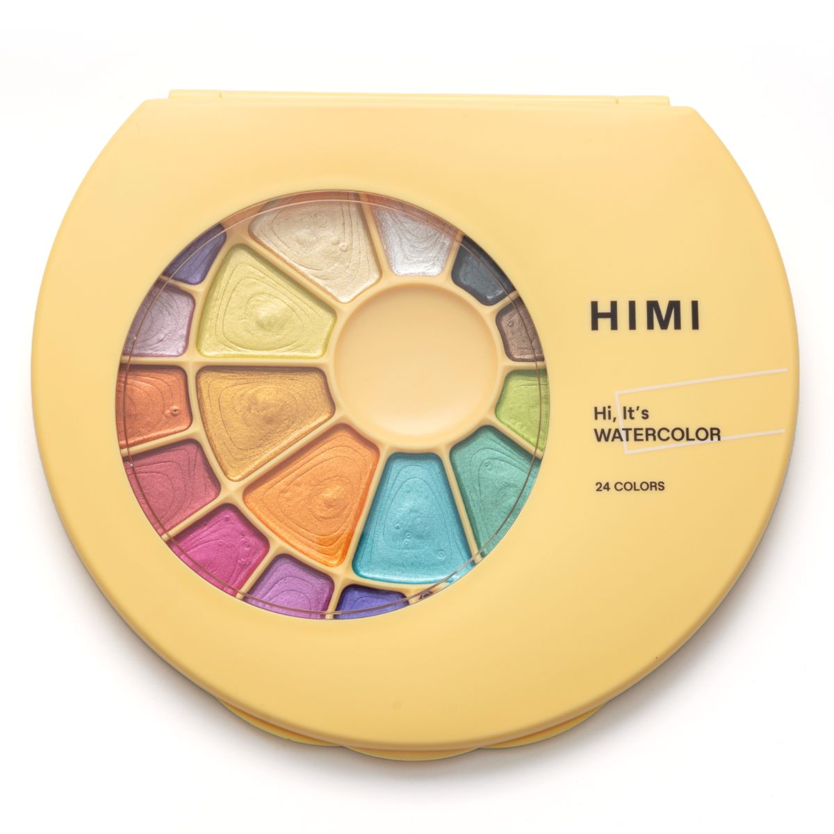 Estojo Aquarela Himi 24 Cores Metálicas